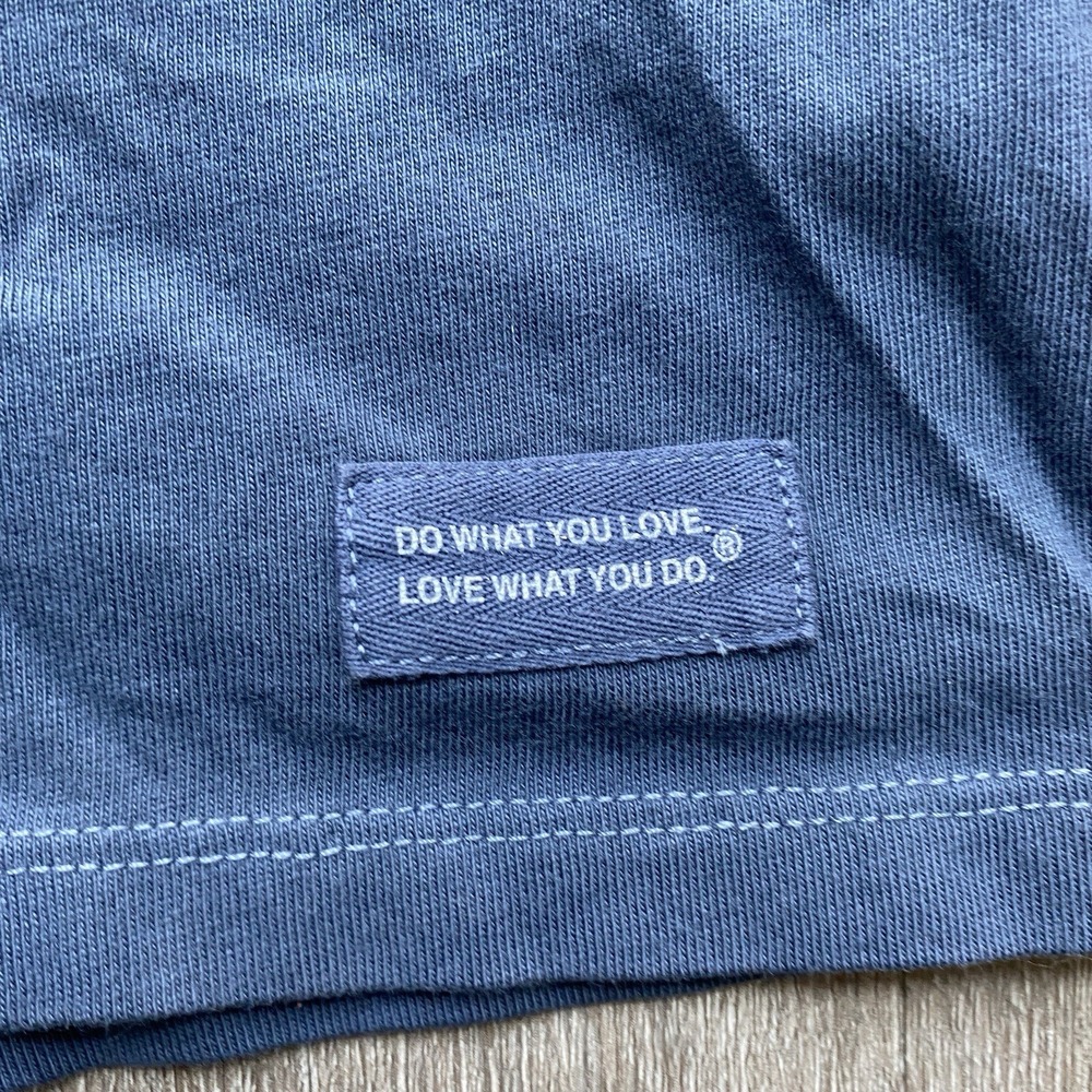 Life Is Good Navy Blue And Green Short‎ Sleeve Tea Men's Size Medium Funny - Picture 3 of 7